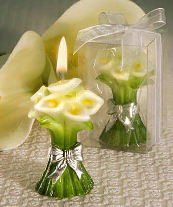 Green Glass Candles