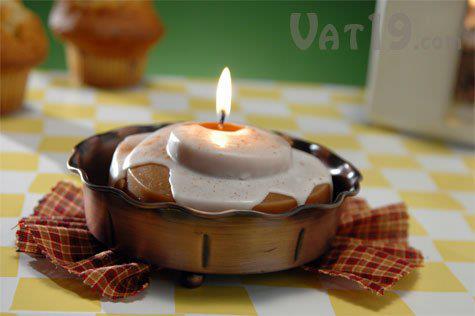 Candles in Plates