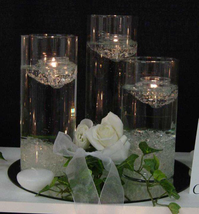 Glass with flower